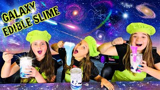 DIY Edible Slime Candy w The Wild Adventure Girls Make Edible GALAXY SLIME [upl. by Galanti899]