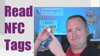 PowerApps Read NFC Tag to manage inventory [upl. by Idel]