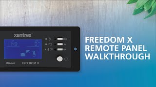 FREEDOM X Remote Panel Walkthrough [upl. by Andriette]