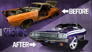 1970 Dodge Challenger Full Rebuild in Minutes [upl. by Ciprian]