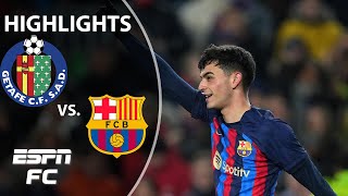 Barcelona vs Getafe  LaLiga Highlights  ESPN FC [upl. by Ardnasil]