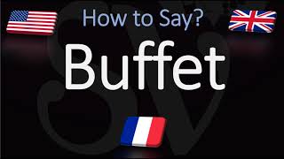 How to Pronounce Buffet CORRECTLY [upl. by Htur]