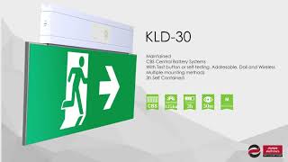 KLD EmergencyExit Sign Luminaries [upl. by Conrade]