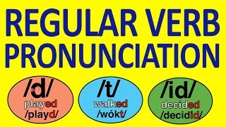 REGULAR VERBS PRONUNCIATION 23 06 2013 [upl. by Nylatsirhc]