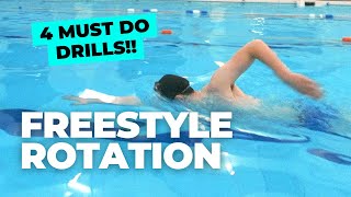 FREESTYLE ROTATION  4 Drills You MUST Do to Improve Rotation and Timing [upl. by Ely]