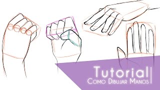 Tutorial ۰•●Como dibujar manos●•۰ [upl. by Boyce36]