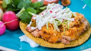 Chef Marcela Valladolidâ€™s Chicken Tinga Tostadas [upl. by Htyderem]