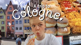 A 2 day trip to Cologne  Germany Travel Vlog [upl. by Aeikan]