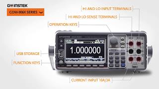 GW Instek  Your first professional digital multimeter  GDM906X Series [upl. by Edythe]