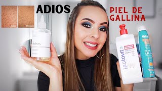 3 Productos para acabar con la piel de gallina Queratosis pilaris Karomakeup [upl. by Cagle]