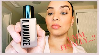 TRYING IL MAKIAGE Foundation Shade 120  FIRST IMPRESSION REVIEW  Vanessa Nastasia [upl. by Bushey184]