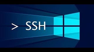 Install openSSH server on Windows 10 [upl. by Euqirdor]