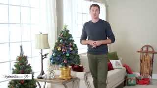 Fiber Optic Ornament Fireworks Prelit Christmas Tree  Product Review Video [upl. by Ahsenauj]