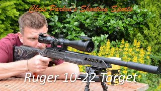 Ruger 1022 Target Laminate REVIEW 22 Rimfire SemiAuto [upl. by Hanikahs660]