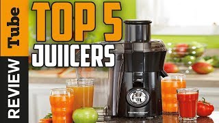 ✅Juicer Top 5 Best Juicer Buying Guide [upl. by Arikahc]