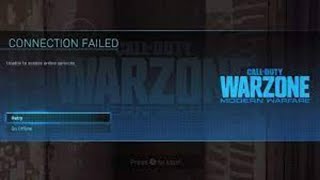 How To Fix Warzone Stuck On Connecting To Online Services Tutorial [upl. by Nyllij]