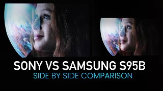 Sony A80J vs Samsung S95B QD OLED TV Comparison [upl. by Gupta]