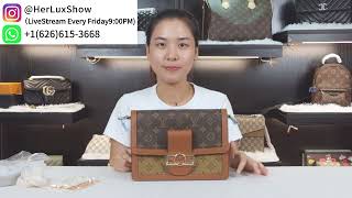 LOUIS VUITTON DAUPHINE MM REVIEW [upl. by Ayekehs]