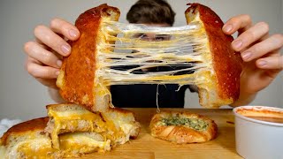 Eating the BEST GRILLED CHEESE Mukbang  some Pastries [upl. by Pryor]