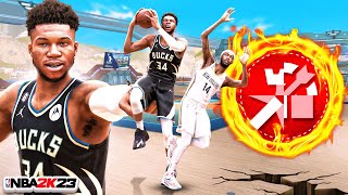 This GIANNIS ANTETOKOUNMPO BUILD UNLOCKS EVERY TAKEOVER… NBA 2K23 [upl. by Ludwog]