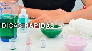 DICAS RÁPIDAS  Como fazer Slime [upl. by Ayle743]