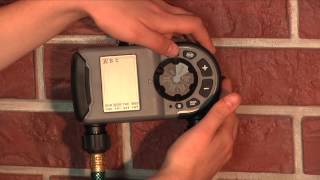 How To Program an Orbit Two Outlet Hose Faucet Timer 56544 [upl. by Jain]