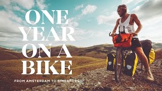 BOOK ONE YEAR ON A BIKE Kickstarter video [upl. by Murage]