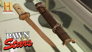 Pawn Stars A Rare Samurai Sword Holds a Valuable Secret Season 16  History [upl. by Ennis]