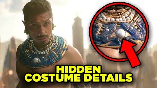 Black Panther Wakanda Forever Costume Details You Missed [upl. by Orling62]