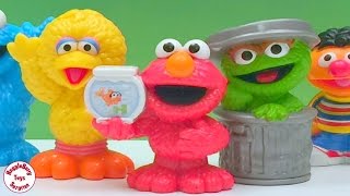 Sesame Street Pals  Sesame Street Toys  ELMO Cookie Monster Big Bird Oscar Ernie amp Bert Dance [upl. by Ablasor]