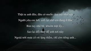 Lyrics Thất Tình Trịnh Đình Quang [upl. by Tol933]