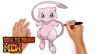 How to Draw Pokemon  Mew [upl. by Fitton71]