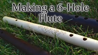 How to make a wooden flute [upl. by Nnylakcaj]