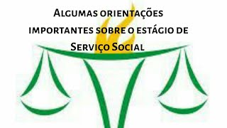 Orientações de estágio serviço social [upl. by Semmes690]