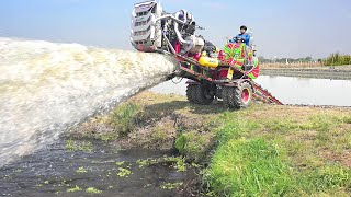 The Amazing Powerful Water Pump Thai Farmers Invented [upl. by Engamrahc]