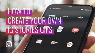 How to Make Custom GIFs for Instagram Stories [upl. by Lewak774]