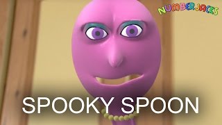 Numberjacks  Spooky Spoon Moments [upl. by Ehling]