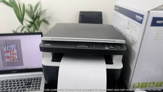 BROTHER DCP1612W LEARN HOW TO SCAN YOUR DOCUMENT TO EMAIL PRINT AND COPY YOUR DOCUMENT  ID 2 IN 1 [upl. by Suneya]