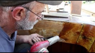 Stripping and Sanding Varnish [upl. by Eyatnod]