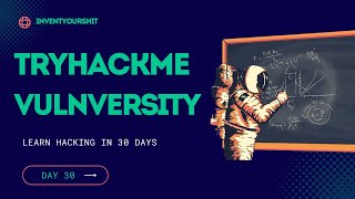 Tryhackme  Vulnversity  Day 30 [upl. by Zosema]