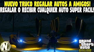 💥 Nuevo 😱 Como regalar AUTOS a amigos en gta v online ⚠ regalar coches en gta 5 ✔ GCTF [upl. by Gibbs]