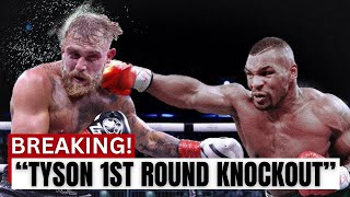 MIKE TYSON VS JAKE PAUL  HIGHLIGHTS  KNOCKOUT [upl. by Boleyn]