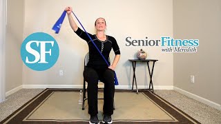 Senior Fitness  Seated Resistance Band Workout For Beginners [upl. by Ravahs476]