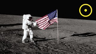 Placing The American Flag On The Moon [upl. by Bolme]