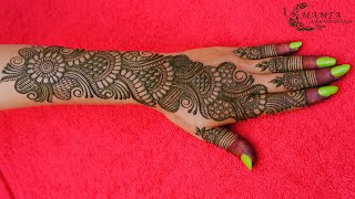 Simple amp Easy Style Arabic Mehndi Design 2021  Mamta Mehndi Design [upl. by Veronica309]