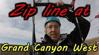 Ziplining the Grand Canyon My Experience at Grand Canyon West  The Vegas Tourist [upl. by Gardal805]