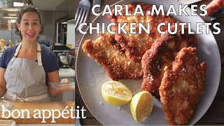 How to Make Perfect Crispy Chicken Cutlets  From the Test Kitchen  Bon Appetit [upl. by Henryetta]