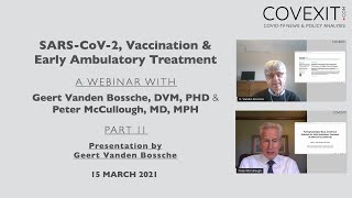 Geert Vanden Bossche amp Peter McCullough Webinar Presentation by Geert Vanden Bossche [upl. by Soulier]