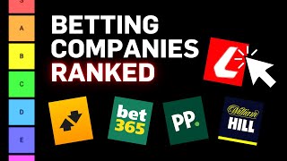 I Ranked Betting Companies Tier List [upl. by Flynn614]