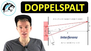 DOPPELSPALT mit Interferenzmuster  Physik Tutorial [upl. by Baler256]